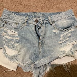 American Eagle High Waisted Jean Shorts